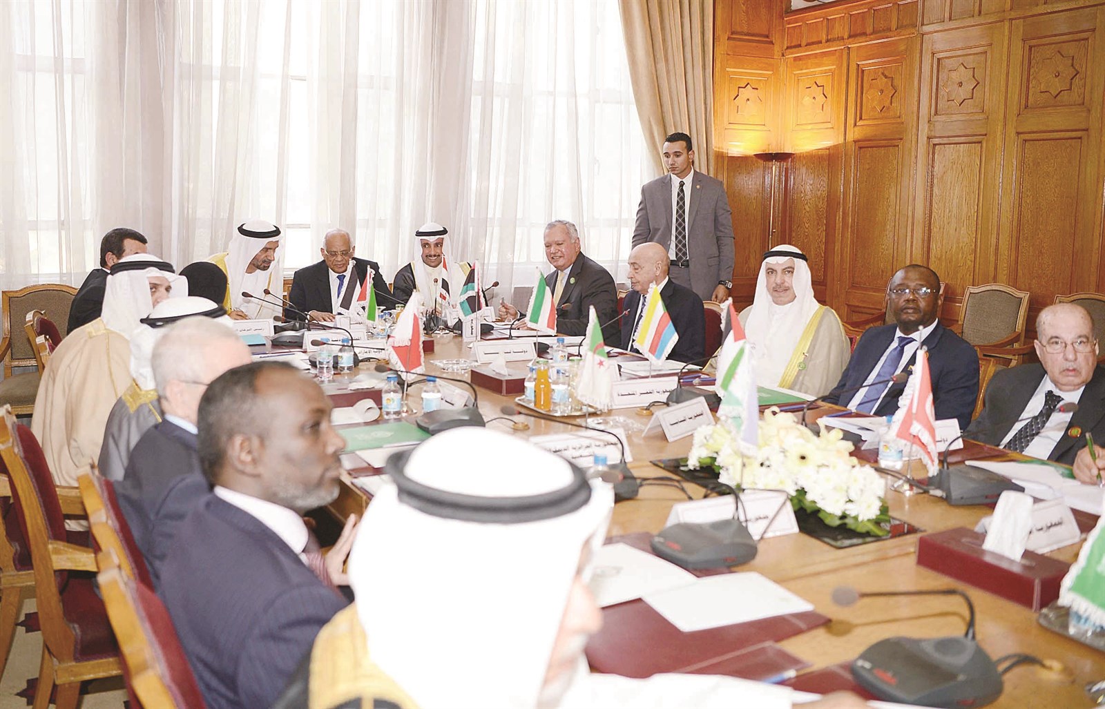 رؤساء البرلمانات والوفود البرلمانية في الجلسة الختامية