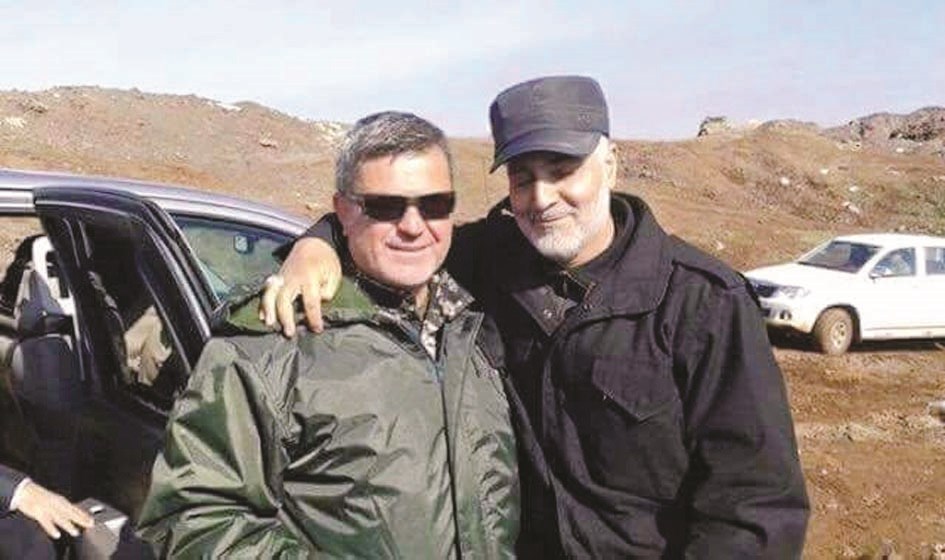 u0641u064au0627u0636 u0645u0639 u0642u0627u0626u062f u0641u064au0644u0642 u0627u0644u0642u062fu0633 u0627u0644u0625u064au0631u0627u0646u064a u0627u0644u062cu0646u0631u0627u0644 u0642u0627u0633u0645 u0633u0644u064au0645u0627u0646u064a