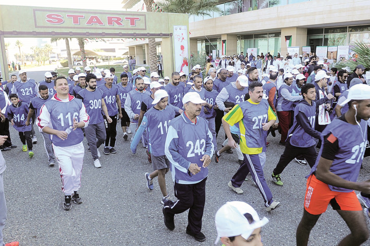 الجانب الرجالي من الماراثون