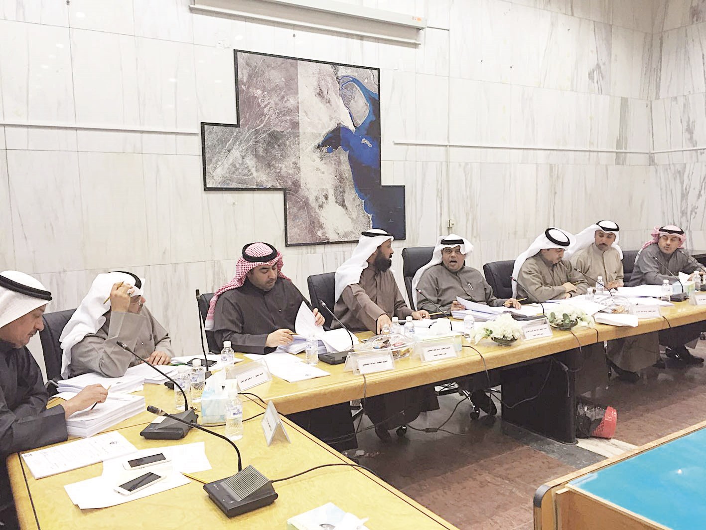 u0645u0646 u0627u062cu062au0645u0627u0639 u0644u062cu0646u0629 u00abu0641u0646u064au0629 u0627u0644u0639u0627u0635u0645u0629u00bb