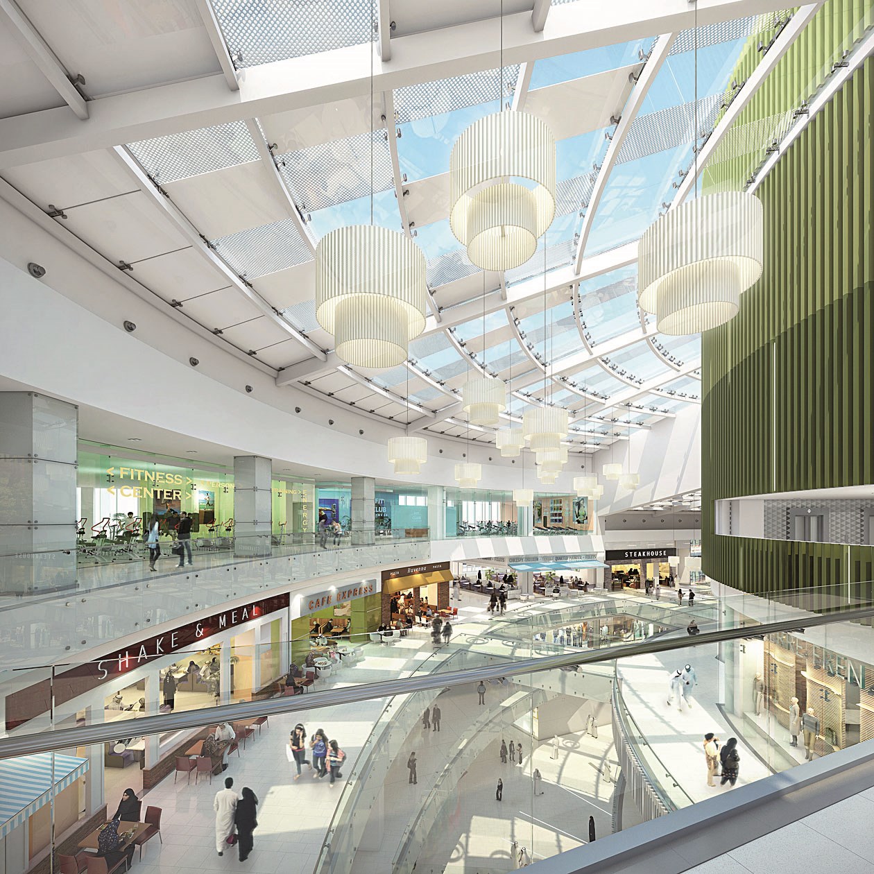 المجمع من الداخل