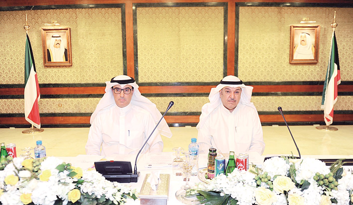 السفير الغانم مع المستشار طلال المطيري