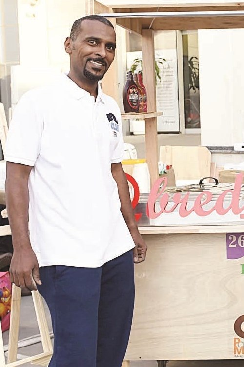 جمال السعد صاحب مشروع الآيس كريم الآسيوي