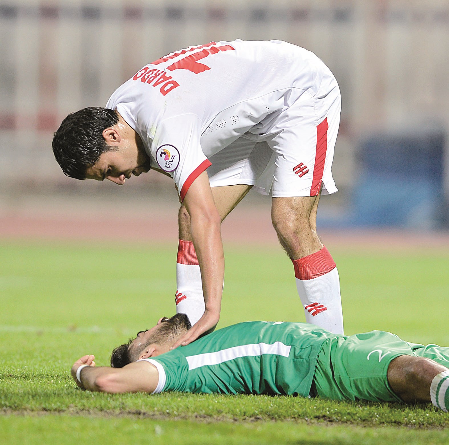 u0644u0627u0639u0628  u00abu0627u0644u0643u0648u064au062au00bb u062du0645u0632u0629 u0627u0644u062fu0631u062fu0648u0631 u064au0637u0645u0626u0646 u0625u0644u0649 u062du0627u0644 u0623u062du0645u062f u0625u0628u0631u0627u0647u064au0645 u0644u0627u0639u0628 u0627u0644u0639u0631u0628u064a u0623u0645u0633 (u0627u0644u0623u0631u0632u0642 u062fu0648u062a u0643u0648u0645)