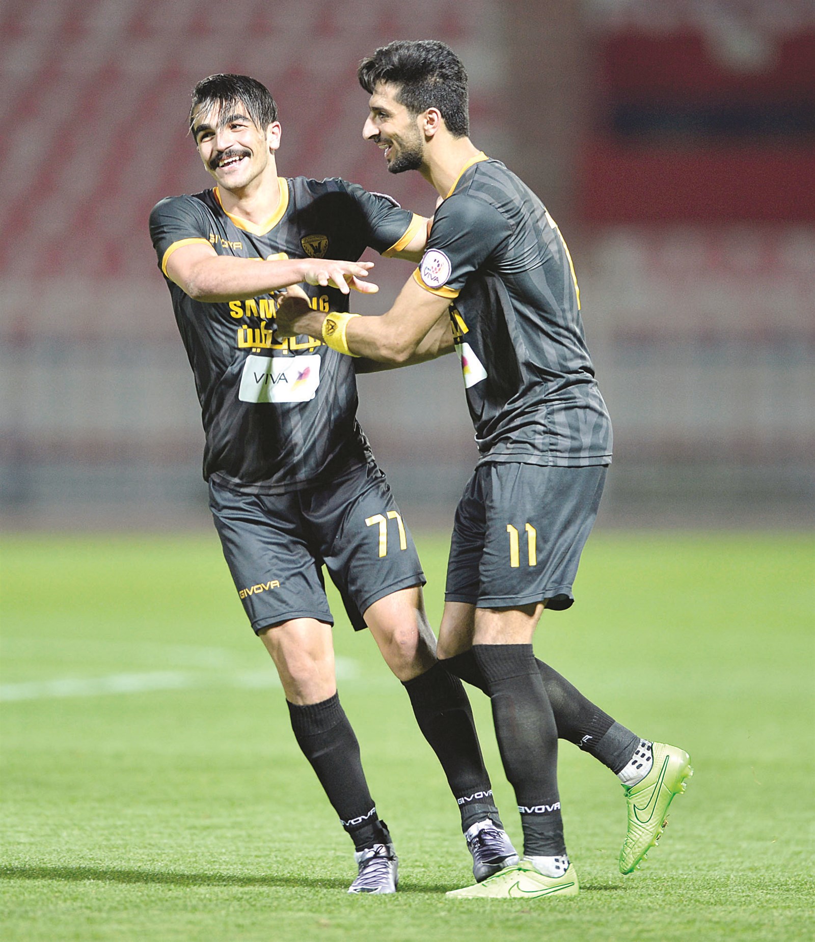 u0644u0627u0639u0628 u0627u0644u0642u0627u062fu0633u064au0629 u0641u0647u062f u0627u0644u0623u0646u0635u0627u0631u064a u064au0647u0646u0626 u0623u062du0645u062f u0627u0644u0631u064au0627u062du064a u0628u0639u062f u0647u062fu0641u0647 u0641u064a u0645u0631u0645u0649 u0627u0644u0646u0635u0631 (u0627u0644u0623u0632u0631u0642 u062fu0648u062a u0643u0648u0645)