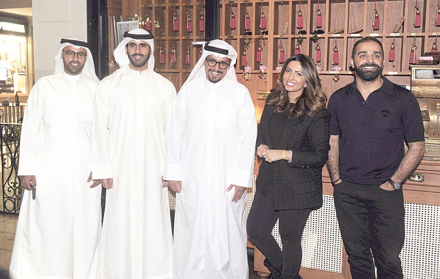 حمد العلي وأريج الخرافي وثامر العبدالجليل ومبارك الصباح وفهد الخرافي