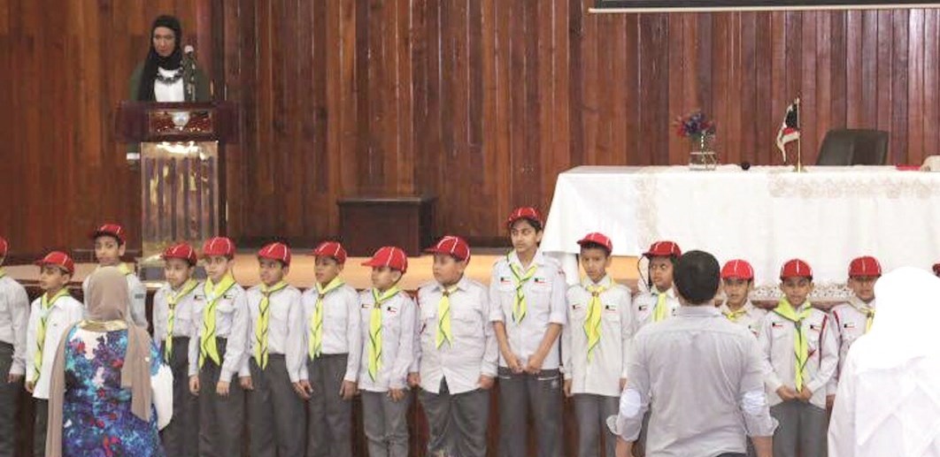 فقرة فنية لأشبال الكشافة