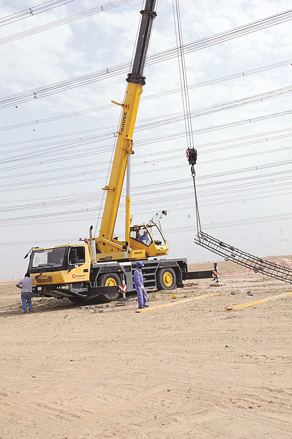 أعمال إنشائية في المحمية