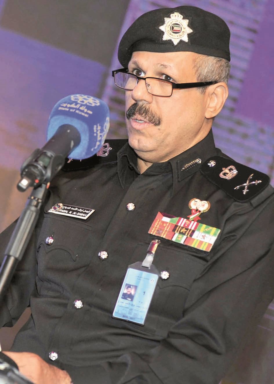 النواف يلقي كلمته