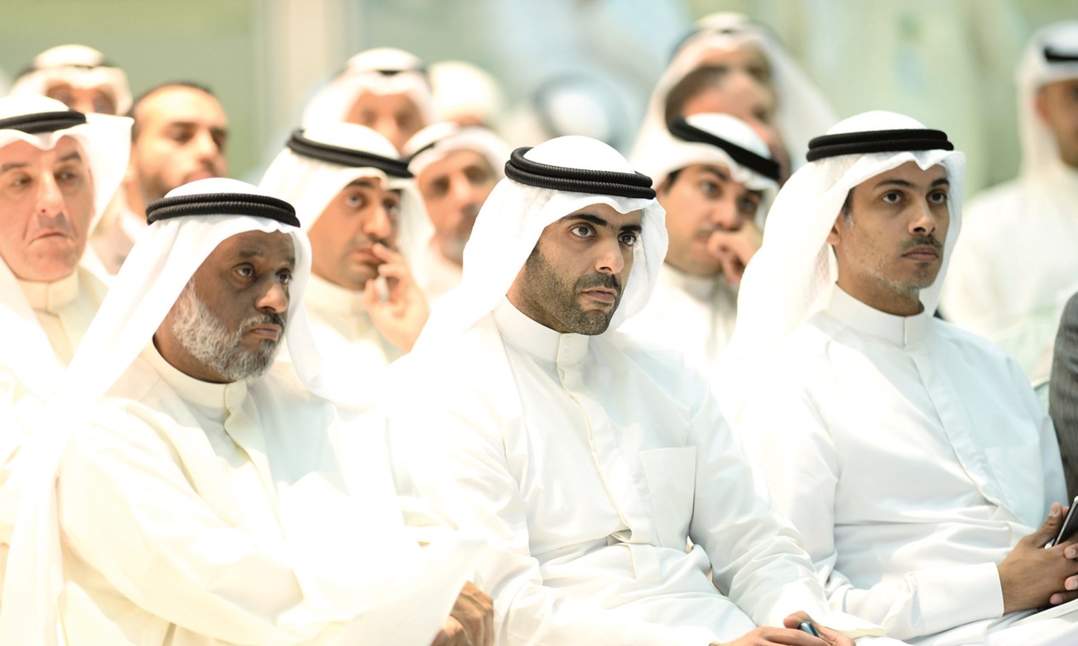 فهد الغانم في مقدم الحضور