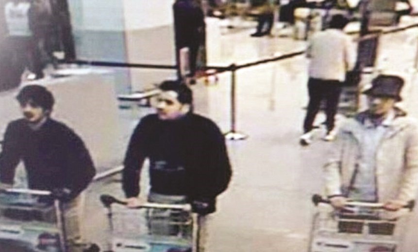 المشتبه بهم في تنفيذ الاعتداءات في مطار بروكسيل... وفق الشرطة البلجيكية