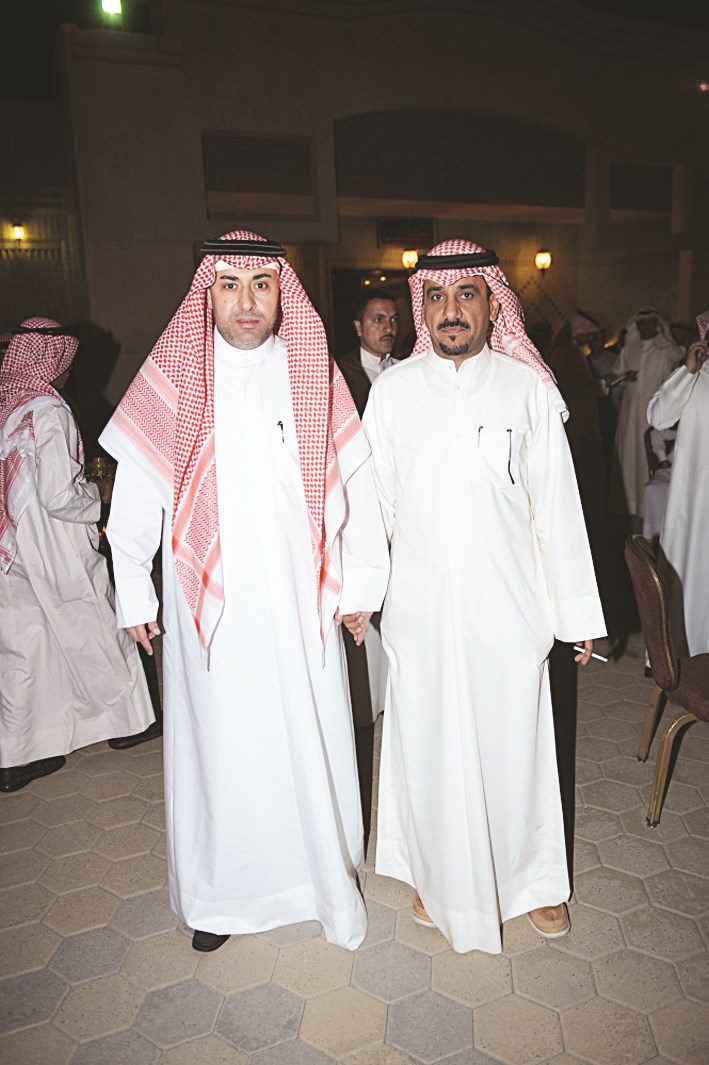 ... ومع الزميل منصور الشمري