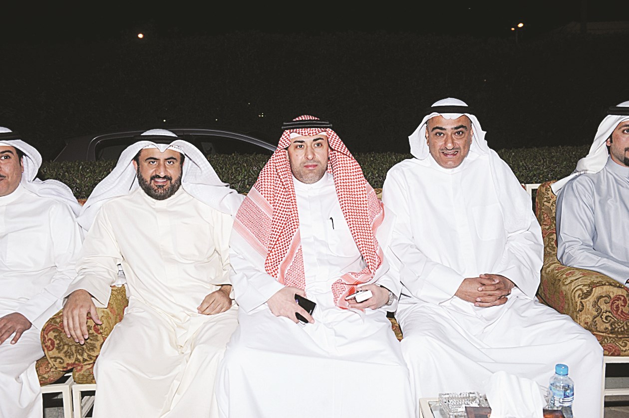 علي المالك وسالم المالك مهنئين