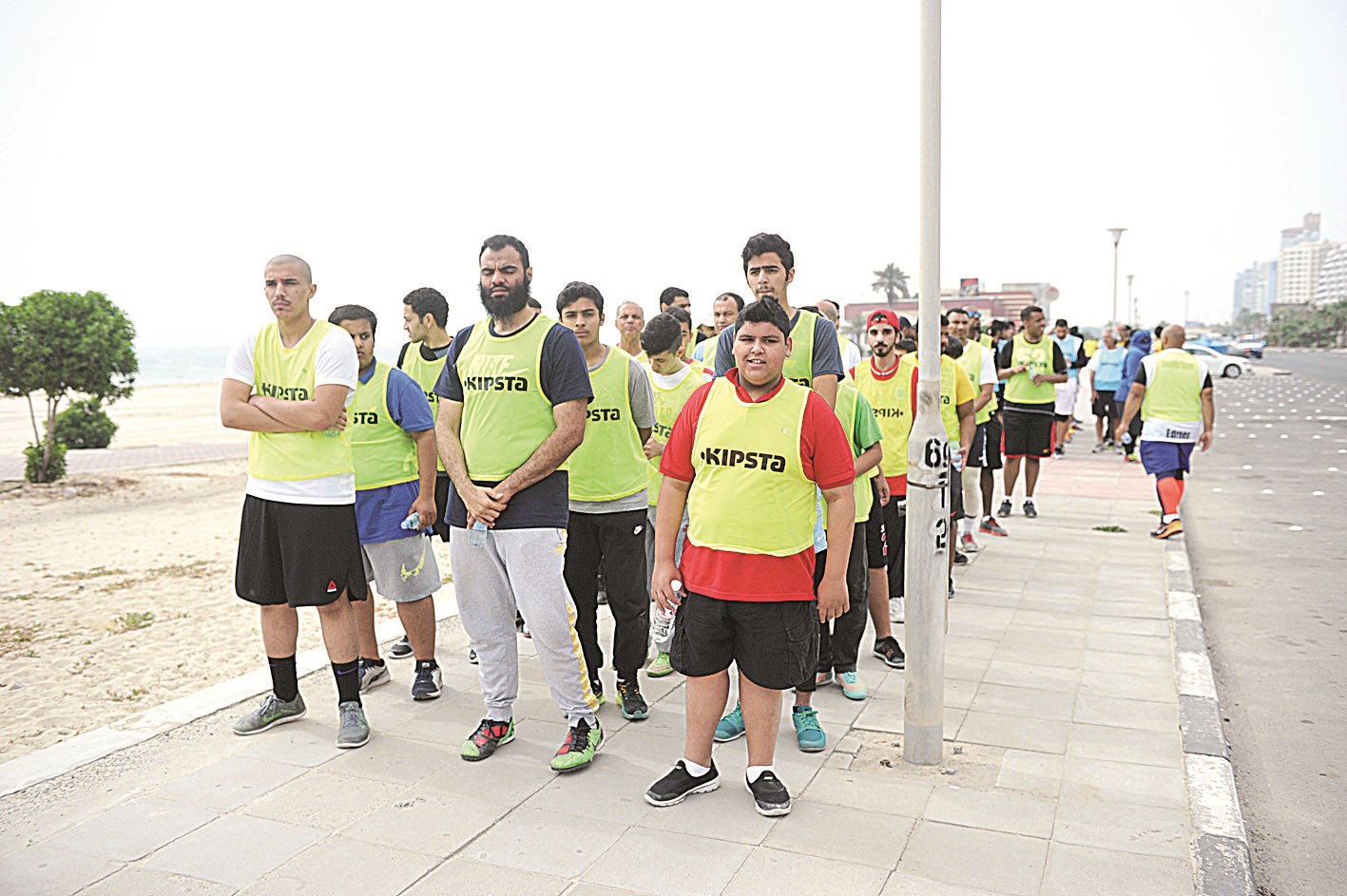 عند خط البداية