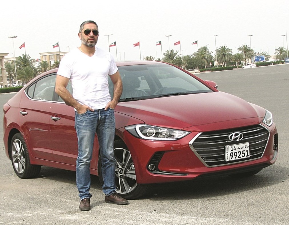 الزميل سهيل الحويك خلال الاختبار