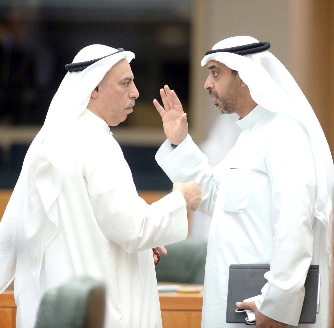 حديث ثنائي بين الشايع والعبدالله