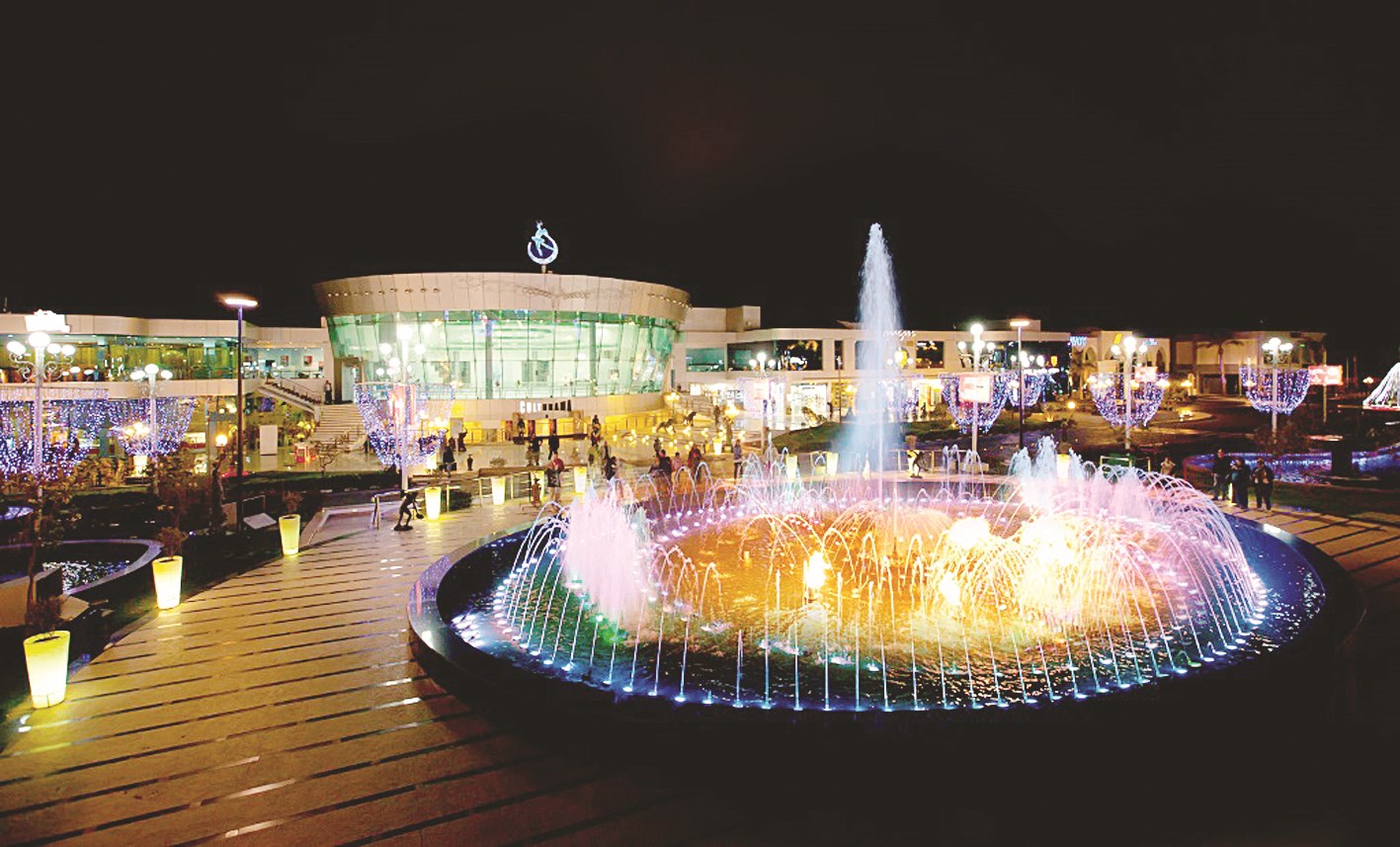 نافورة «سوهو سكوير» الراقصة