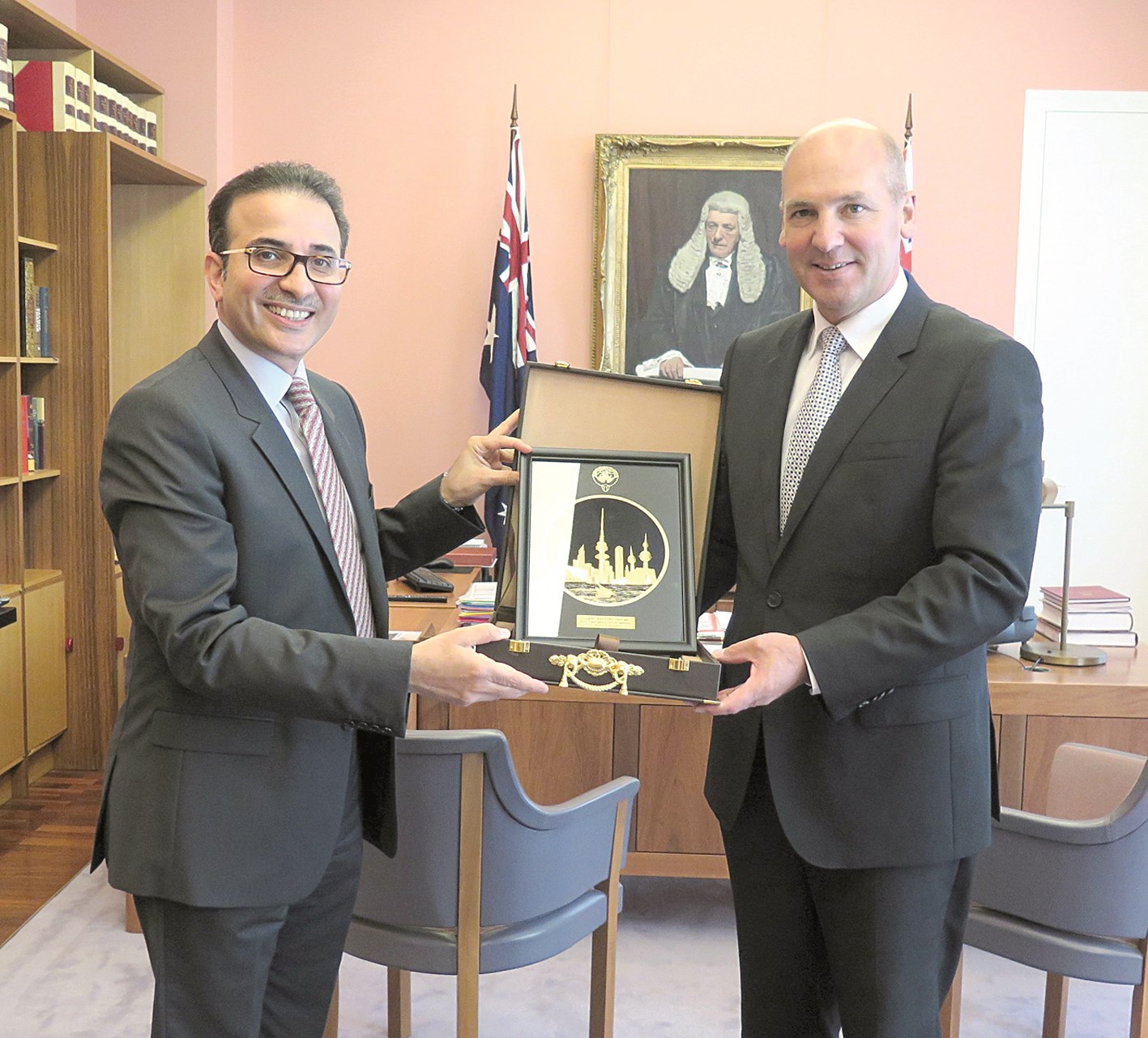 u0627u0644u0633u0641u064au0631 u0627u0644u0628u062fu0631 u0645u0639 u0631u0626u064au0633 u0645u062cu0644u0633 u0627u0644u0634u064au0648u062e u0627u0644u0627u0633u062au0631u0627u0644u064a