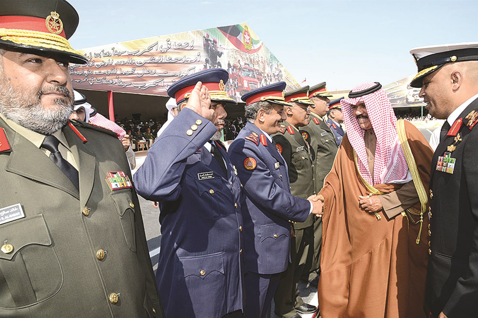 سمو ولي العهد لدى وصوله