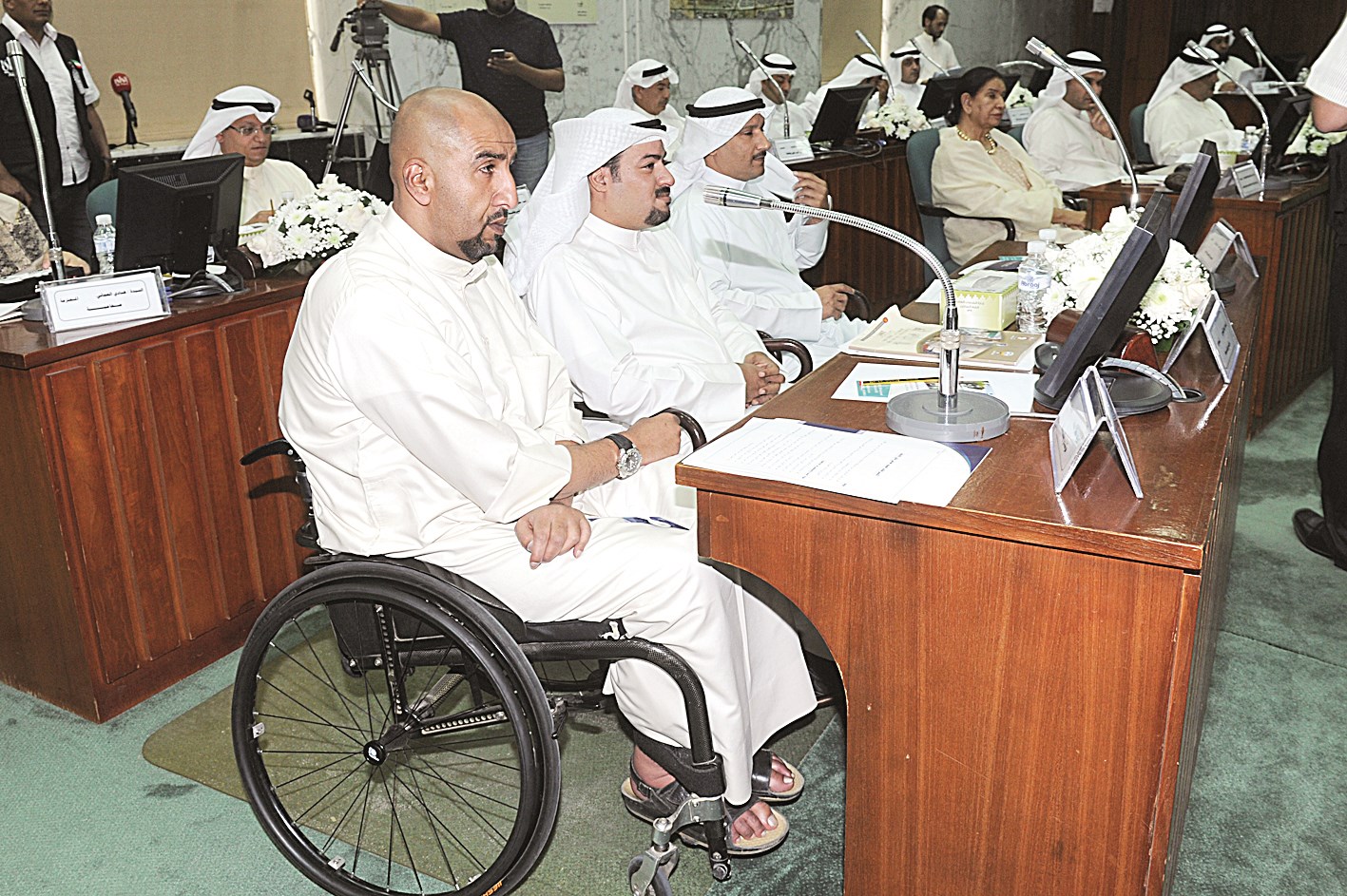 جانب من حضور الجلسة (تصوير زكريا عطية)