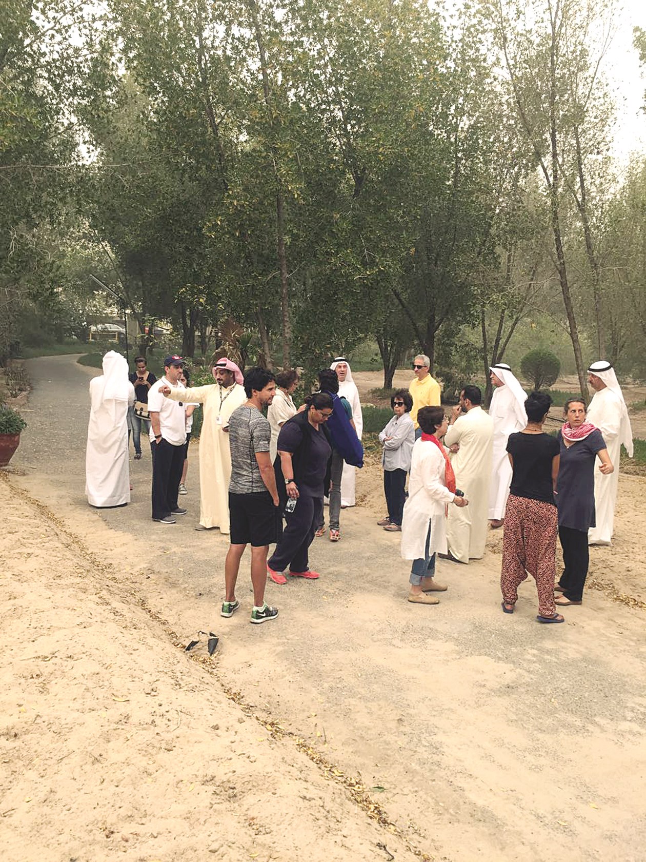 الأهالي يحتجون على تدمير حديقة زرعوا أشجارها بأنفسهم