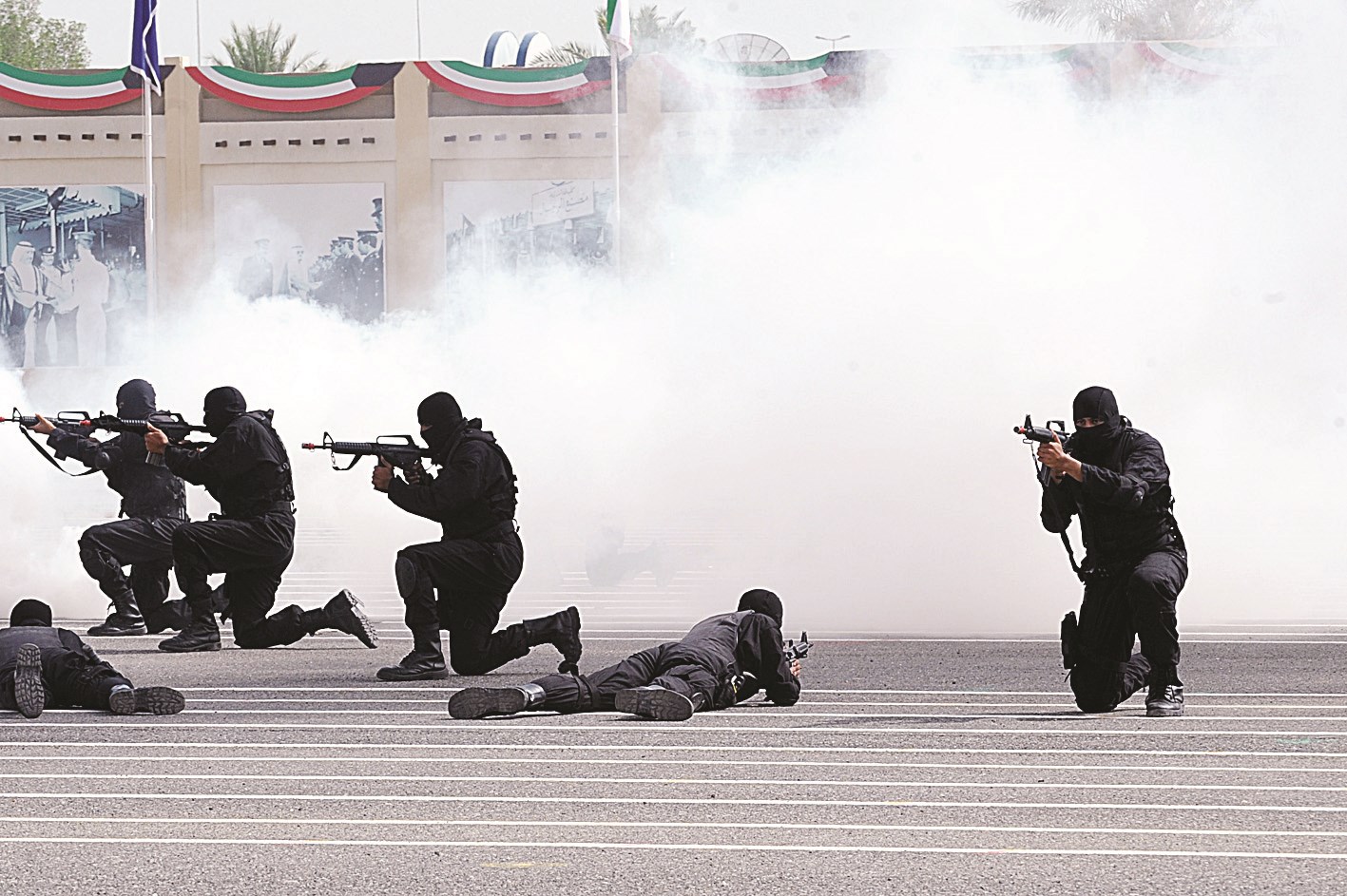 رجال القوات الخاصة والتعامل مع هجوم مفترض