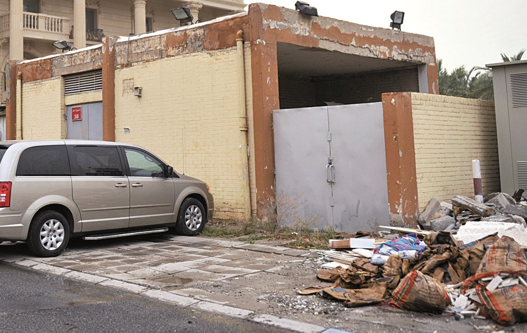 محول الكهرباء المزمع نقله إلى داخل الحديقة