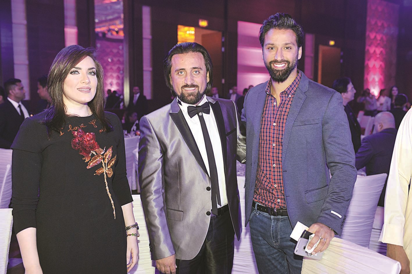 منير الزعبي مع عبدالله الطليحي وهبة الدري