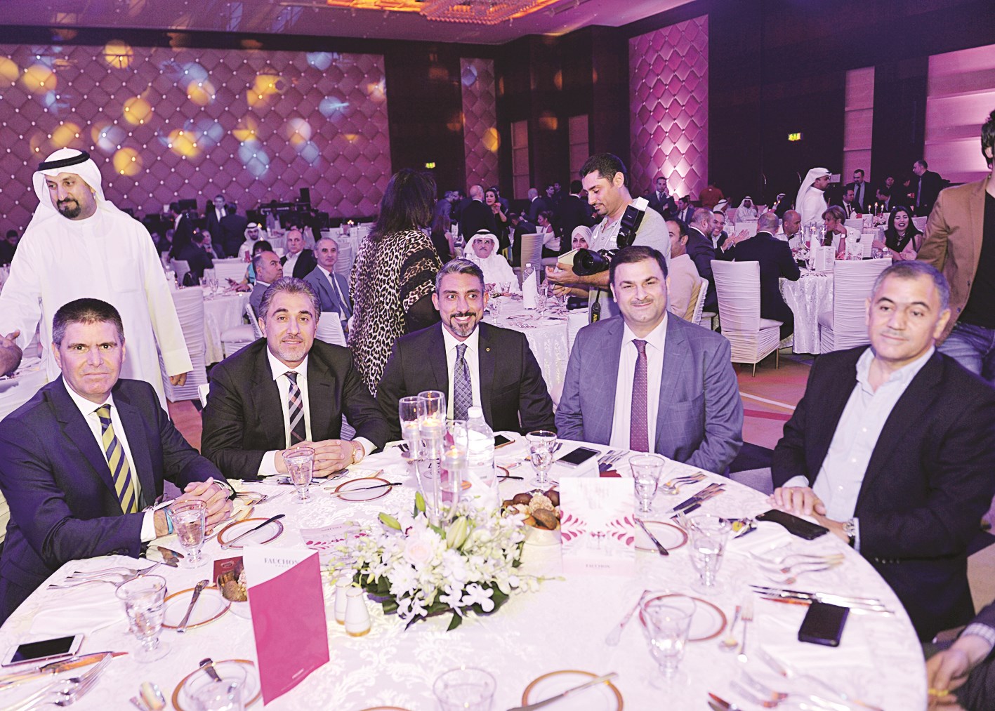 جورج خوام وفريد سلوم وخالد خاسكيه ورائد ترجمان وسعيد زين الدين وطريف العوضي