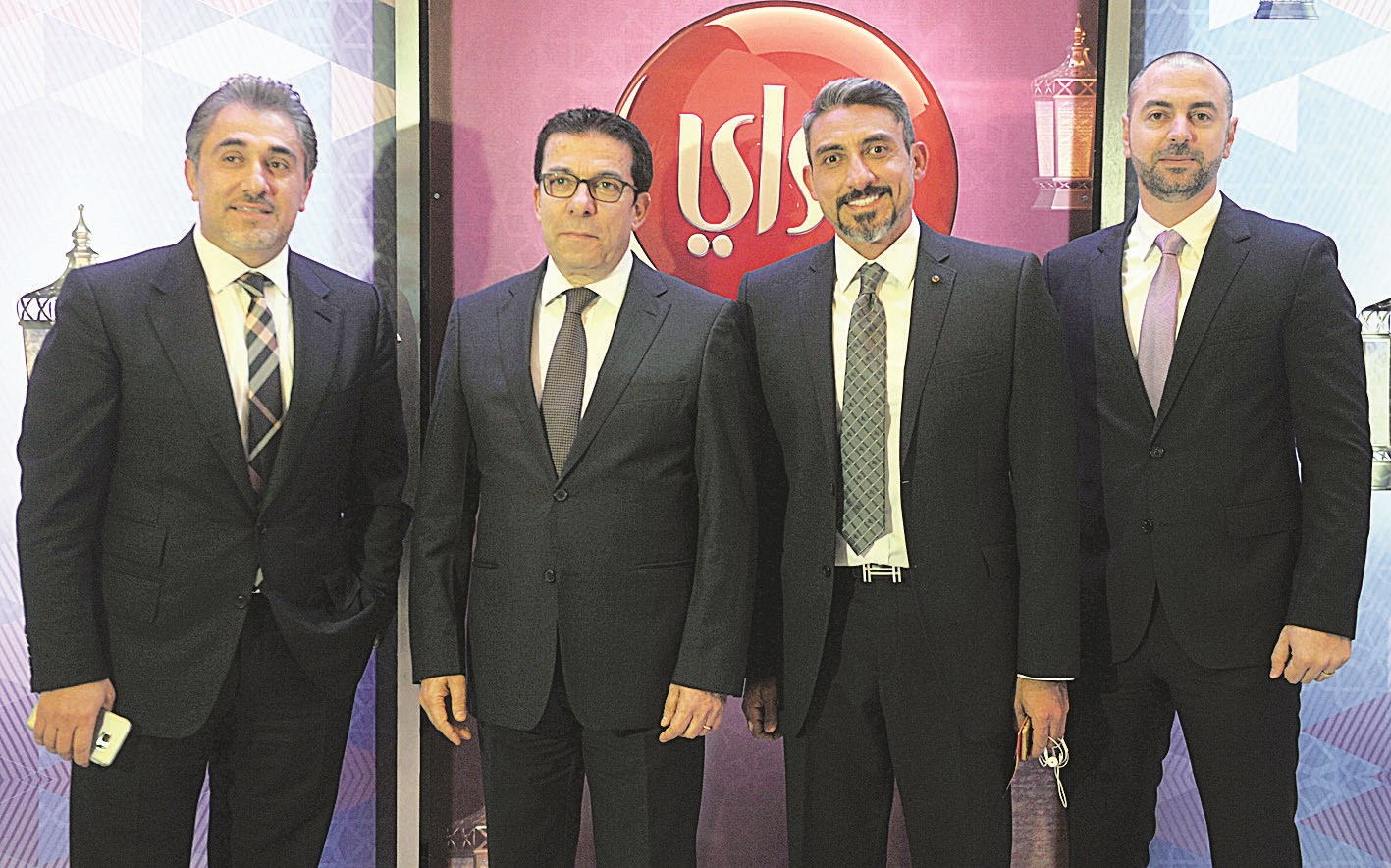 باسل أغا و خالد خاسكيه و ريمون صوما و رائد ترجمان