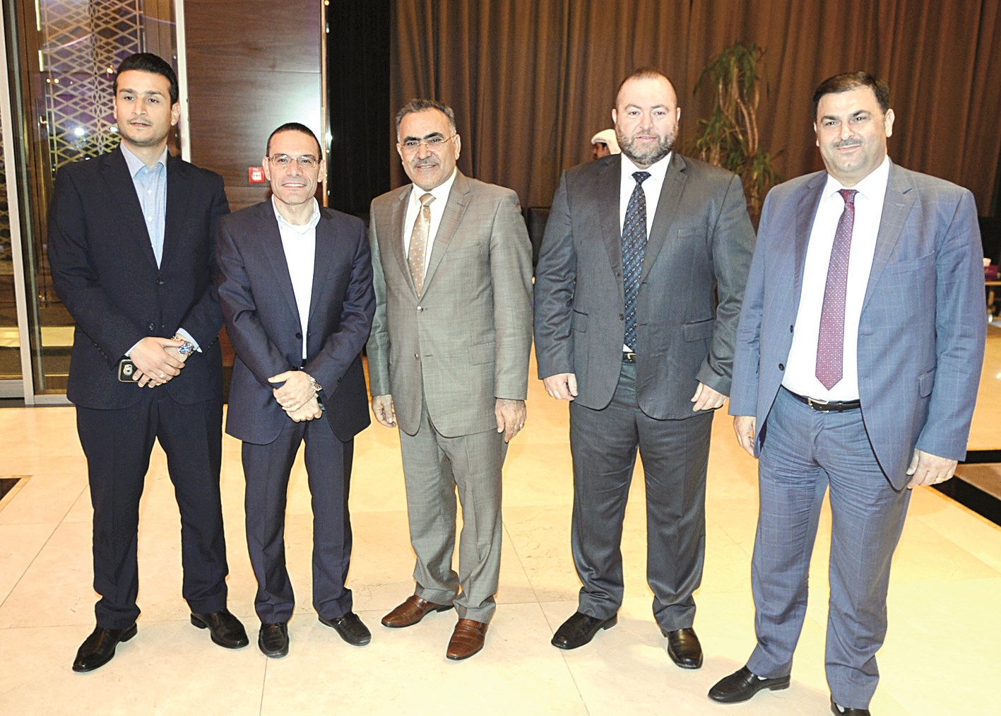 فريد سلوم وعمر مسوح وكمال كوكش ووليد كنفاني وأحمد فياض