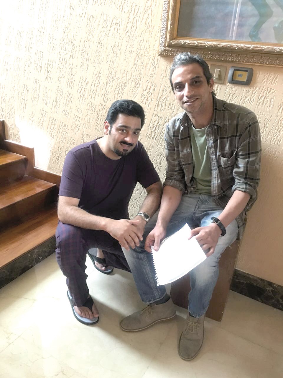 ... ومع مخرج «عود أخضر» طارق خليل