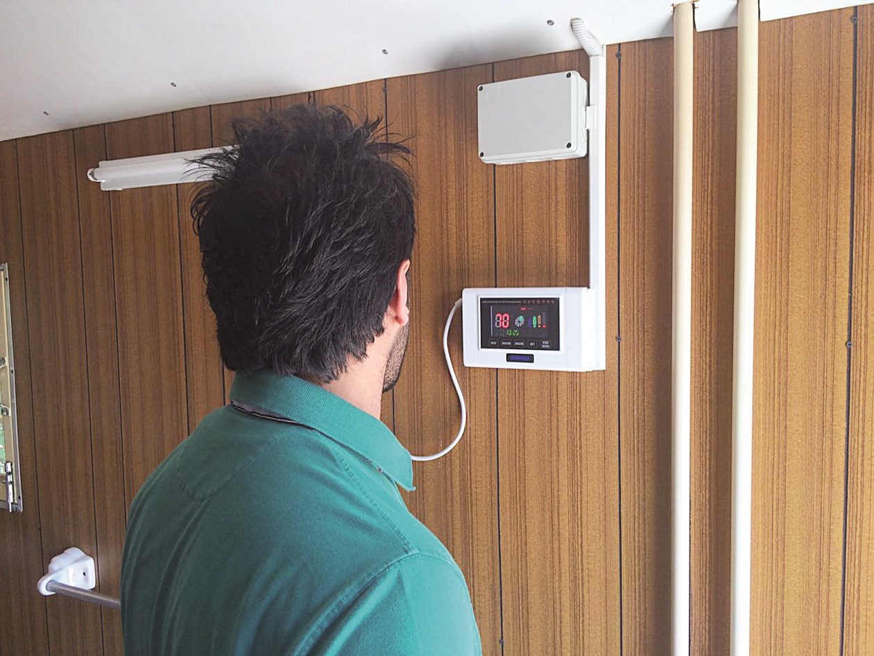 قياسات الطاقة المنتجة من المراوح