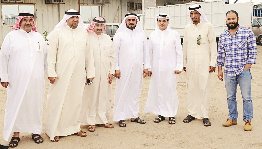 فريق طوارئ الجهراء والزميل محمد أنور في سكراب النعايم