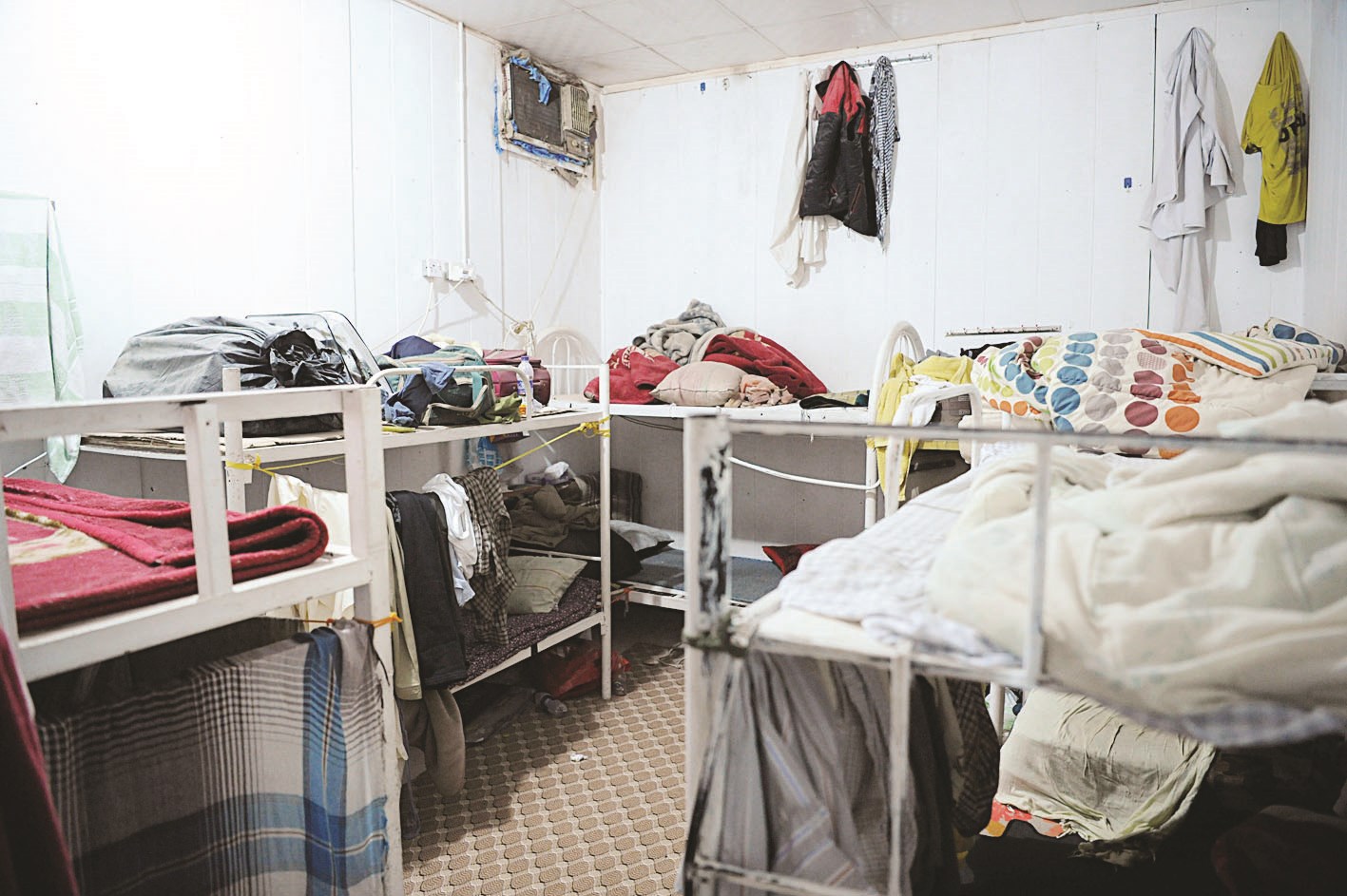 سكن للعمال داخل المطعم