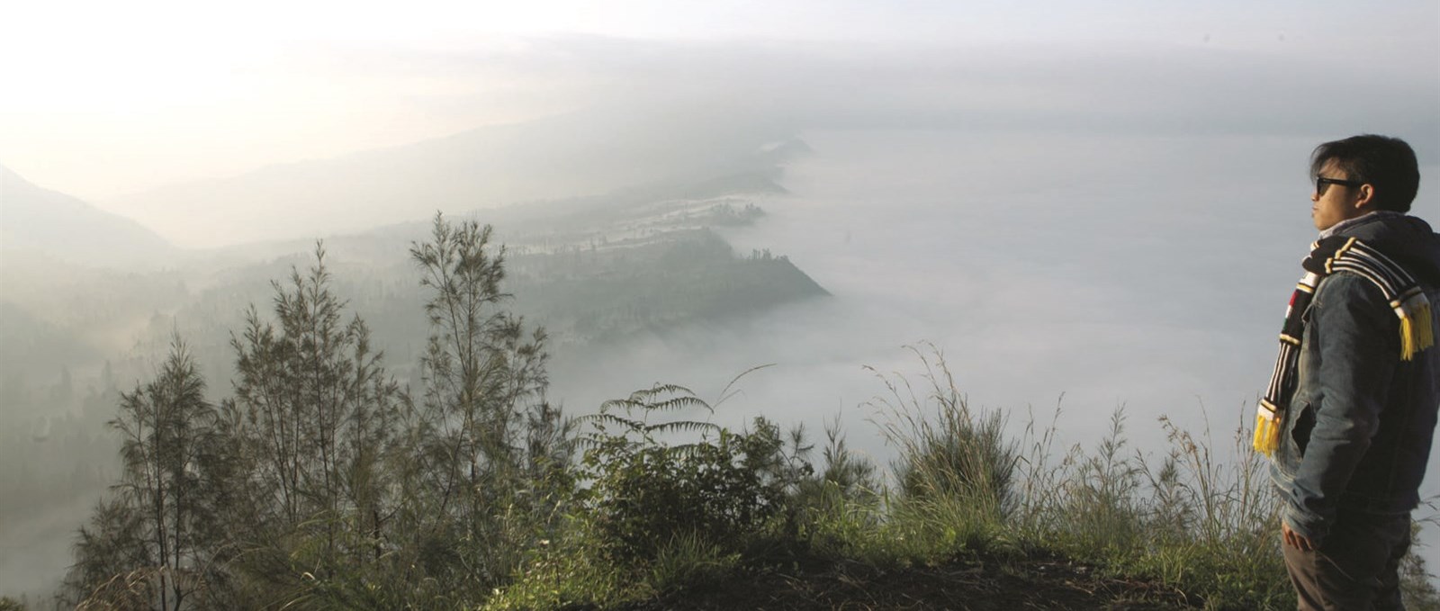 السحاب يغطي المدينة