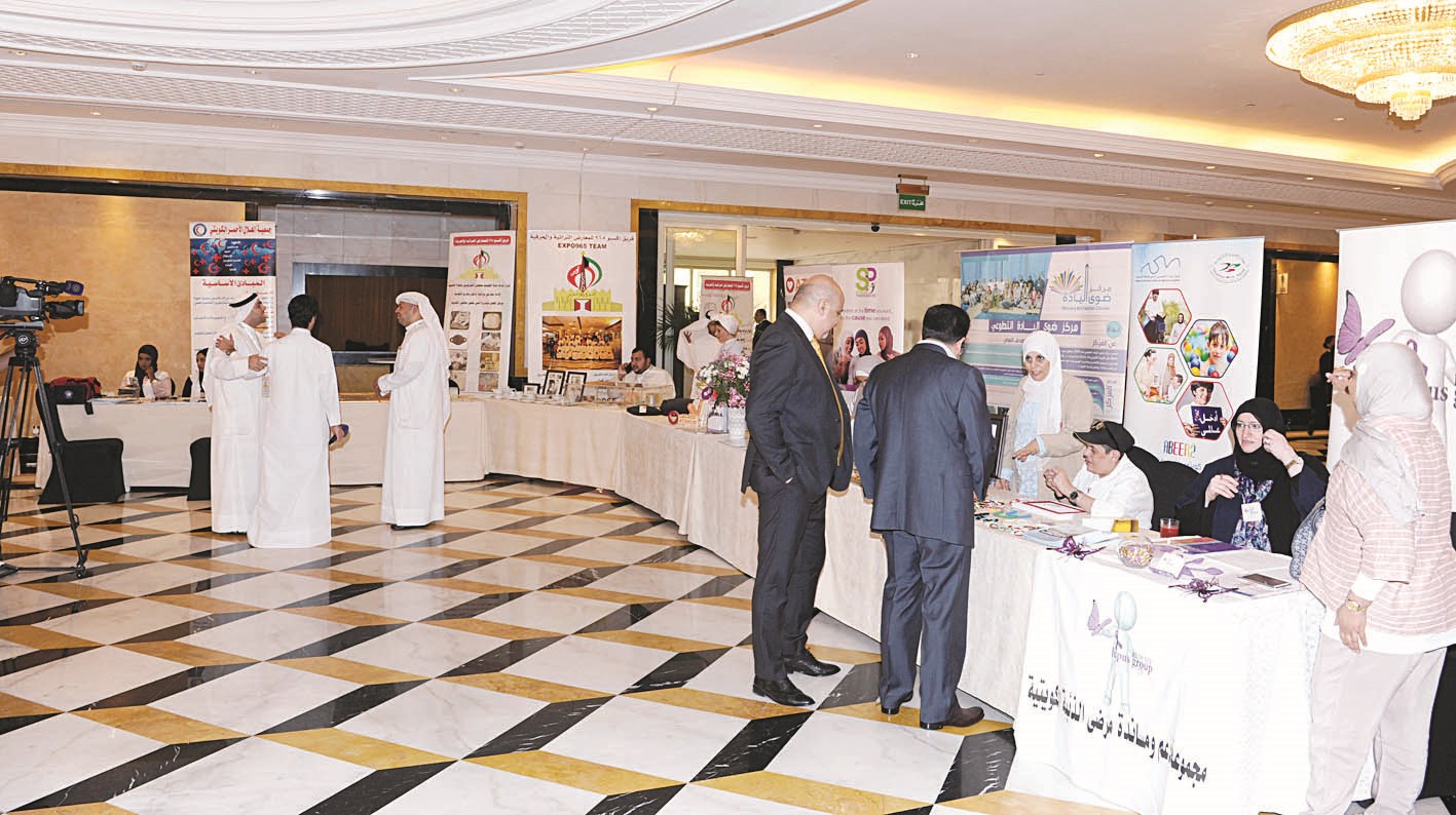 من المعرض المصاحب للمؤتمر