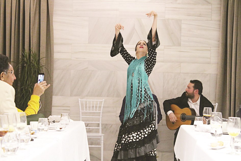 العشاء على رقصة الفلامنكو