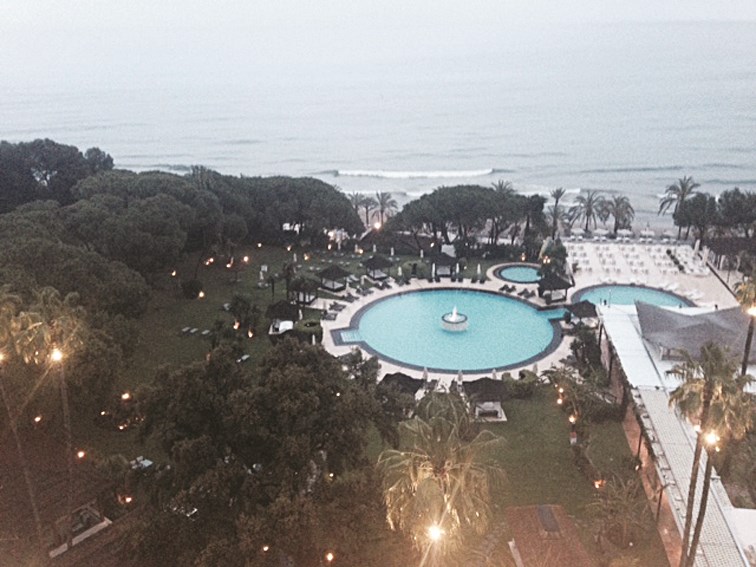 إطلالة بانورامية لأحد فنادق ماربيا