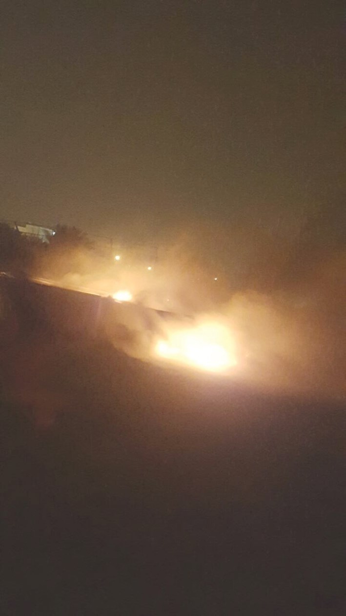 سرعة الرياح ساعدت على انتشار النيران