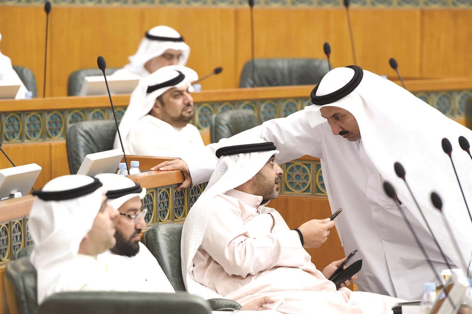 الخنفور متحدثاً إلى العبدالله