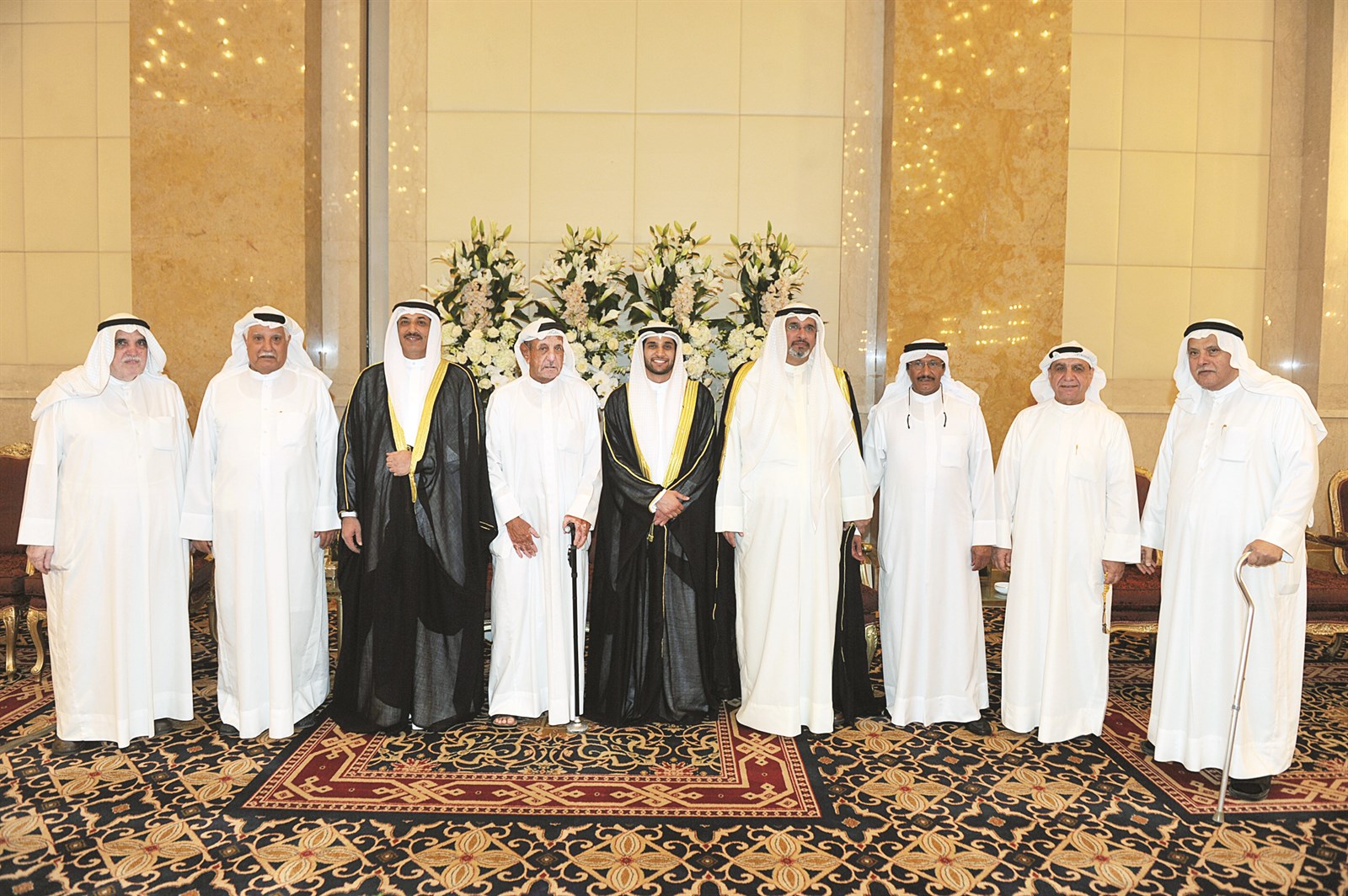 العم عبدالمحسن الفارس والعم يعقوب الغنيم والعم مرزوق الغنيم والعم عبدالله الغنيم