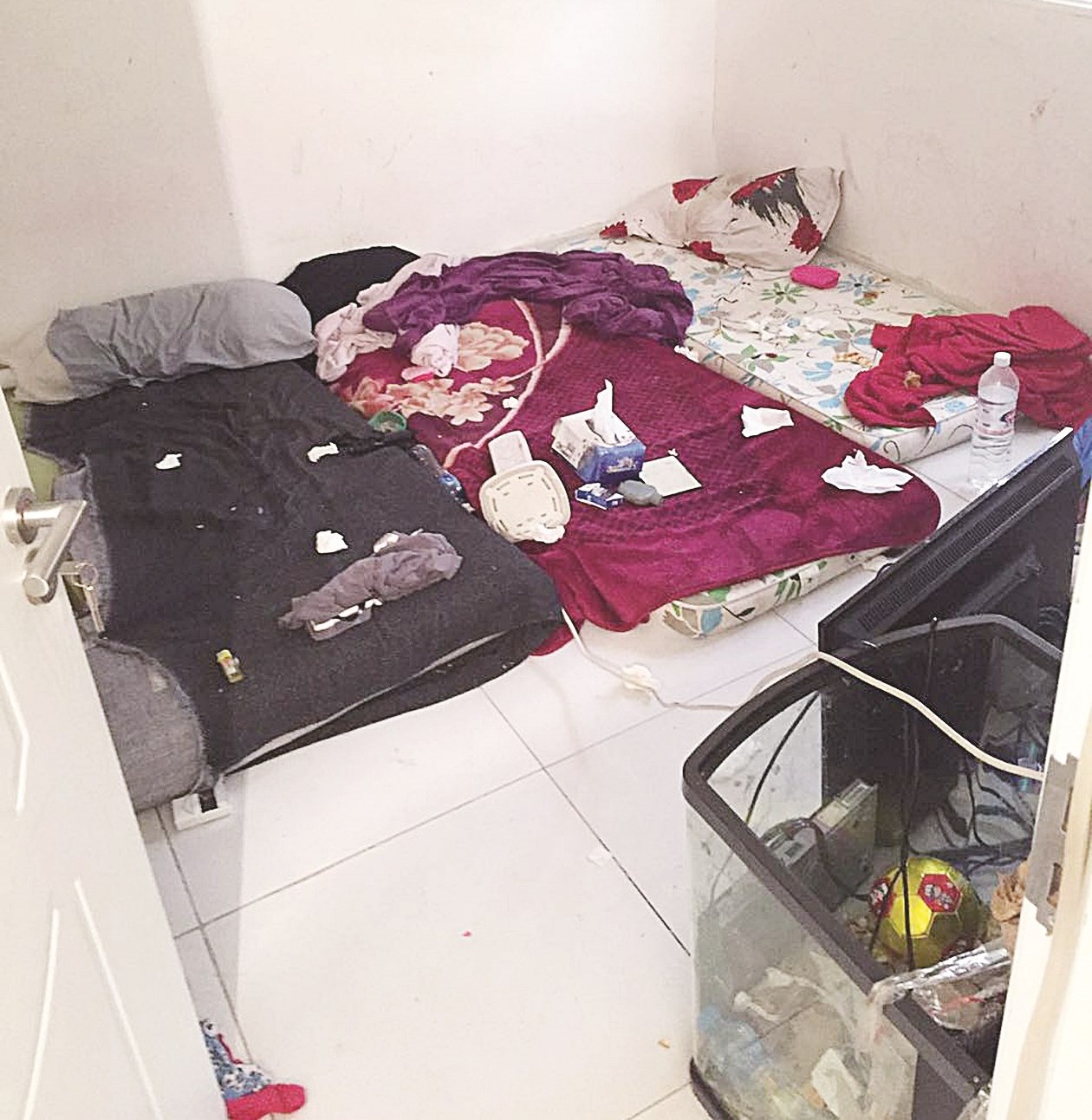 الشقة التي شهدت الجريمة