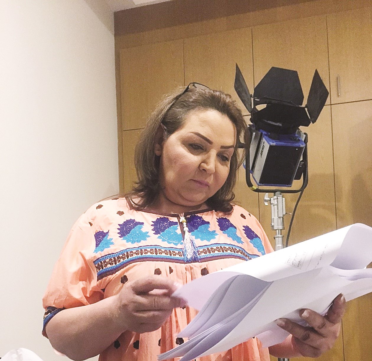 طيف تراجع نصها