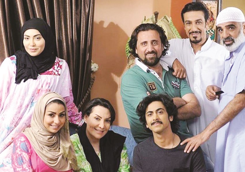 منير الزعبي مع فريق العمل