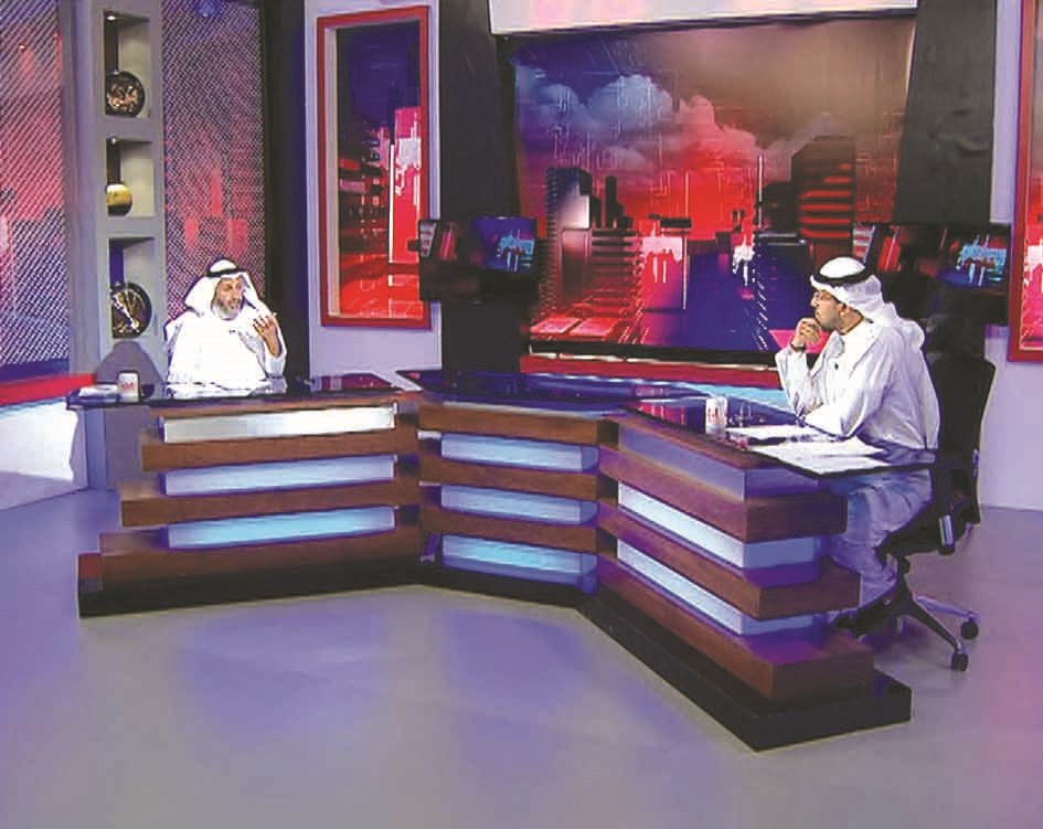 العليم متحدثاً في برنامج لقاء «الراي»