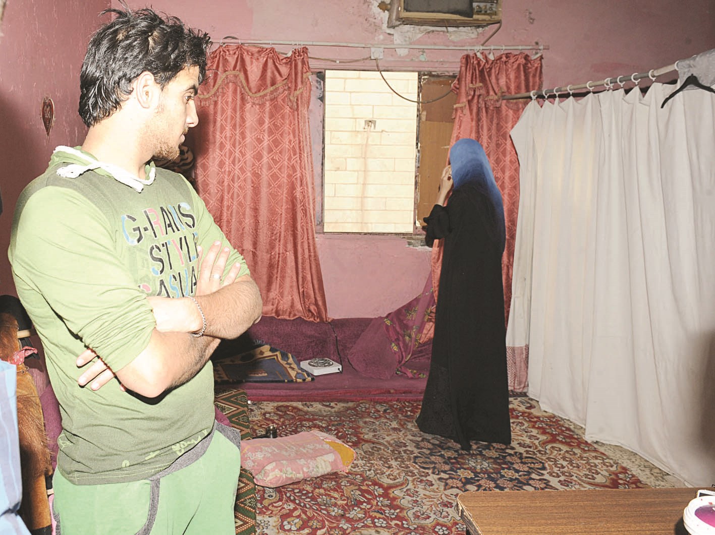 فادي وعائلته         (تصوير كرم ذياب)