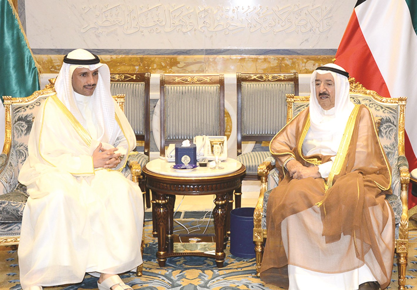 صاحب السمو مستقبلاً مرزوق الغانم