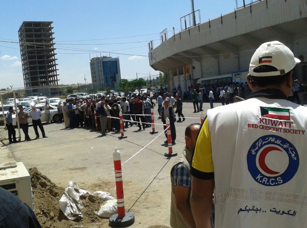 توزيع المساعدات