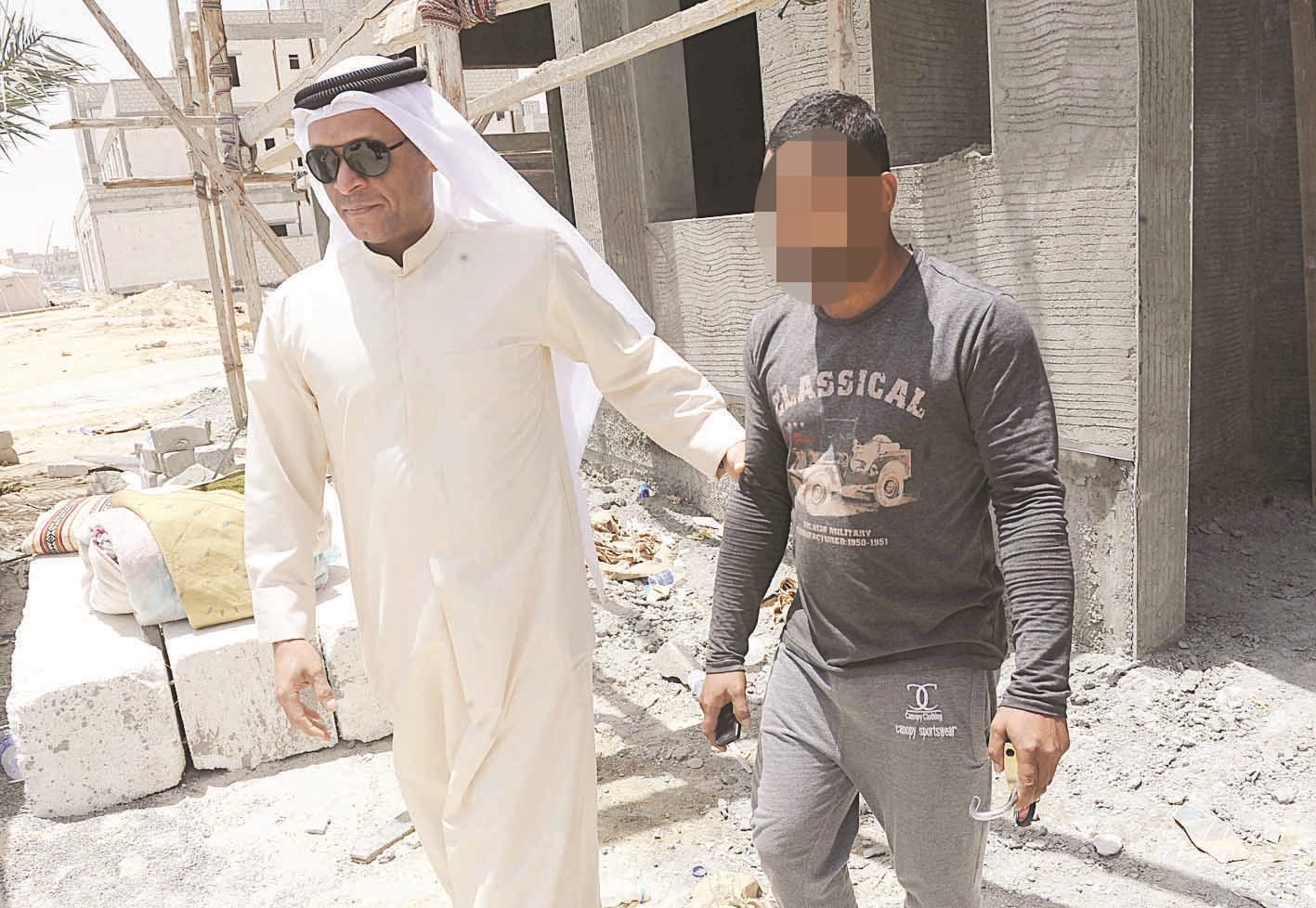 ضبط بائع حاول الفرار